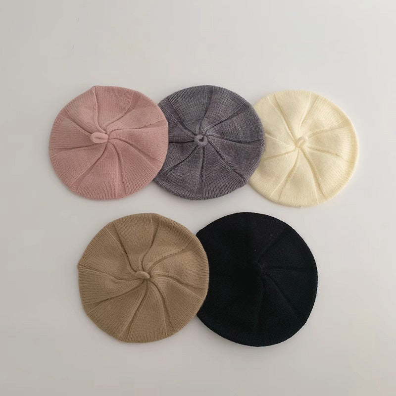【48-52cm】ワンポイントリボンベレー帽