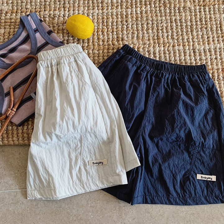 【90-140】シンプルハーフパンツ