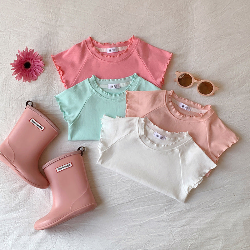 【90-140】シンプルメロウTシャツ