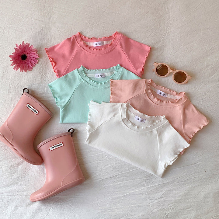 【90-140】シンプルメロウTシャツ