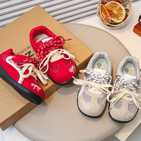 【14.5-22.0】ダブルシューレーススニーカー