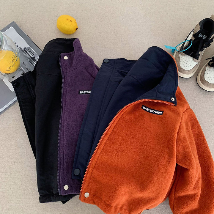 【90-140】リバーシブルブルゾン