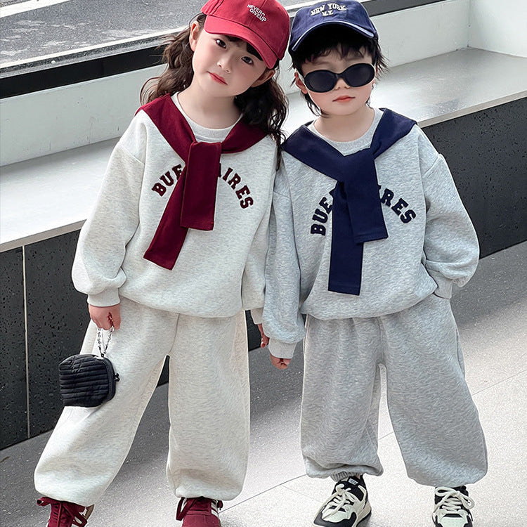 【90-150】ショール付きスポーティーセットアップ