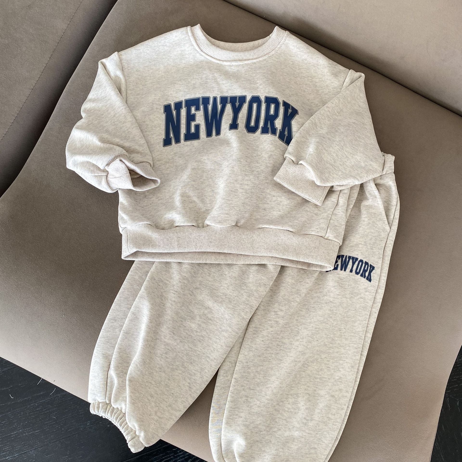 80-150】ロゴプリントスウェットセットアップ｜ELMO-こども服エルモ