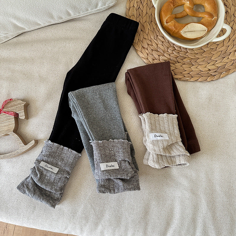 【90-150】レッグウォーマー風レギンス