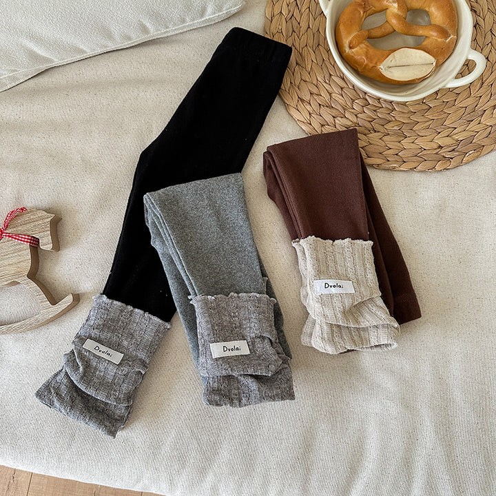 【90-150】レッグウォーマー風レギンス