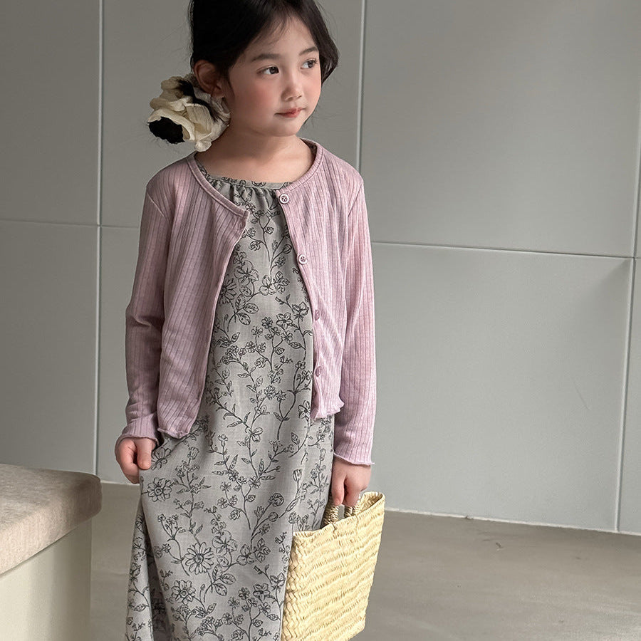 【90-140】シンプルサマーカーディガン