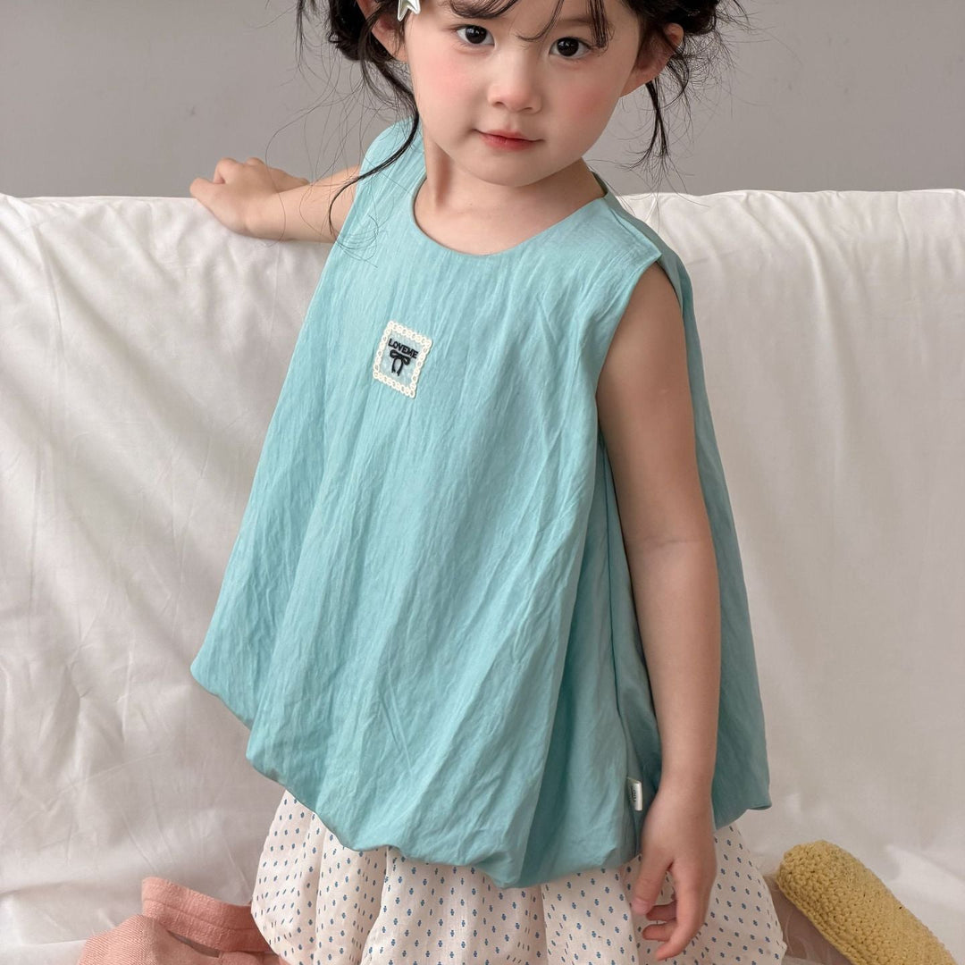 【90-140】裾バルーンノースリーブトップス