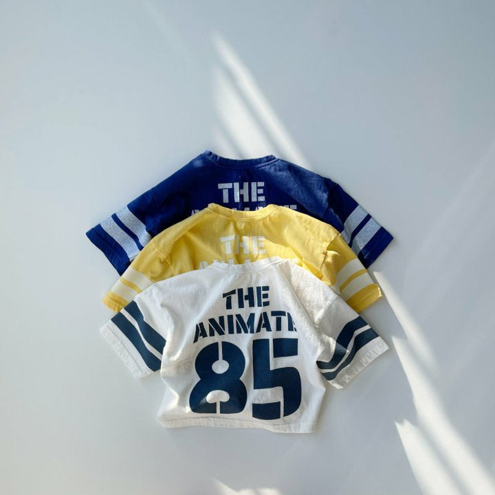 【80-130】フロントプリントカジュアルTシャツ