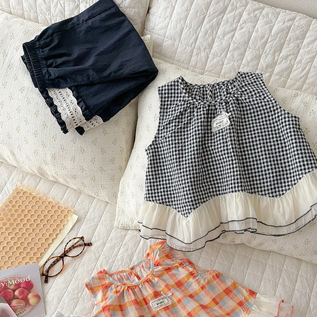 【90-150】ヘムデザインロングパンツ