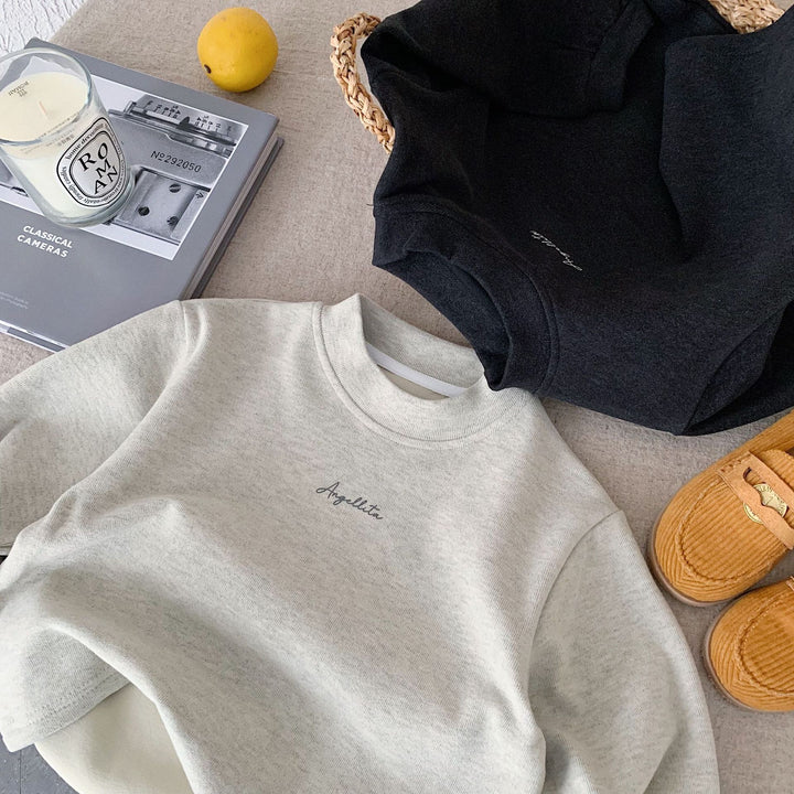 【90-140】ワンポイントロゴトレーナー