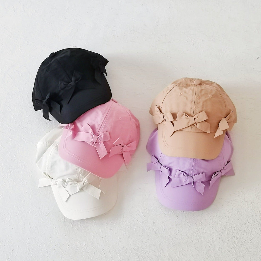 【48-52cm】リボンモチーフキャップ