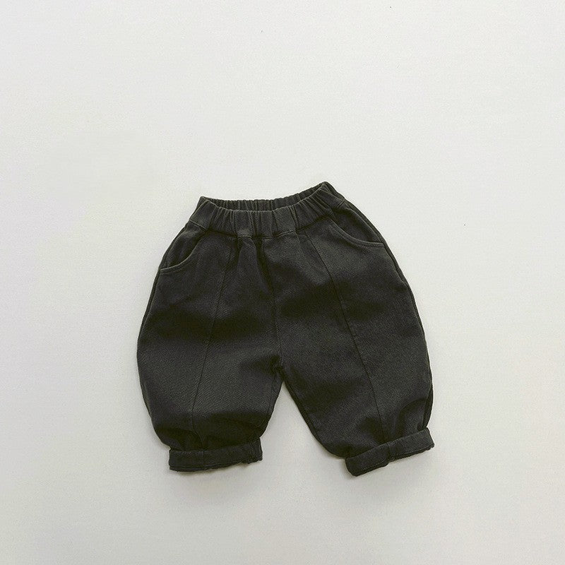 【80-130】カジュアルロングパンツ