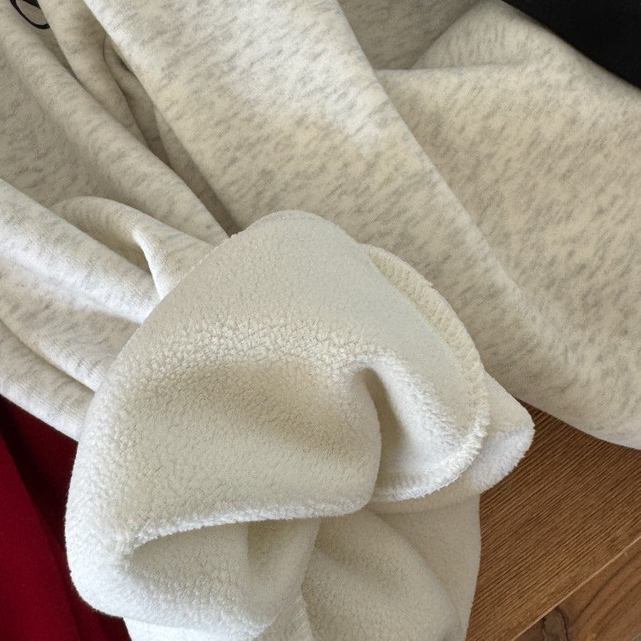 【90-150】ロゴデザイン裏起毛ロングパンツ