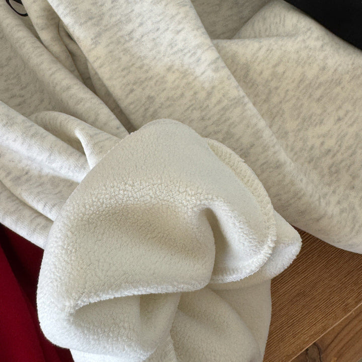 【90-150】ロゴデザイン裏起毛ロングパンツ