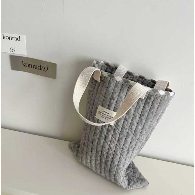 シンプルキルティングバッグ