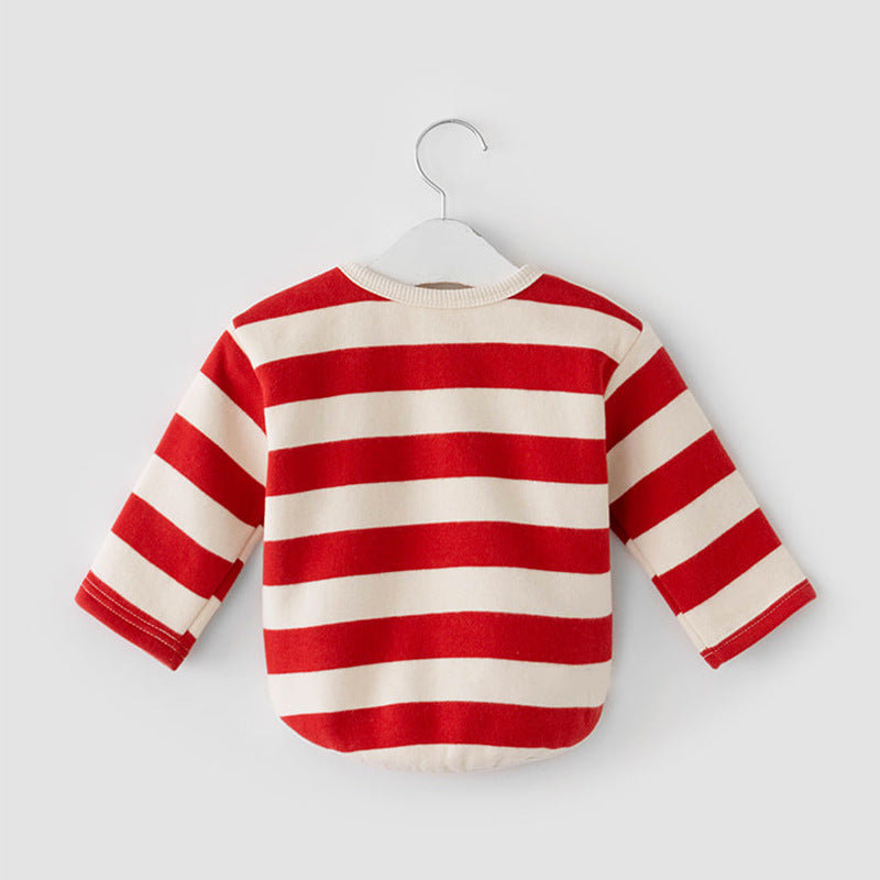 【73-100】サンタモチーフトレーナー