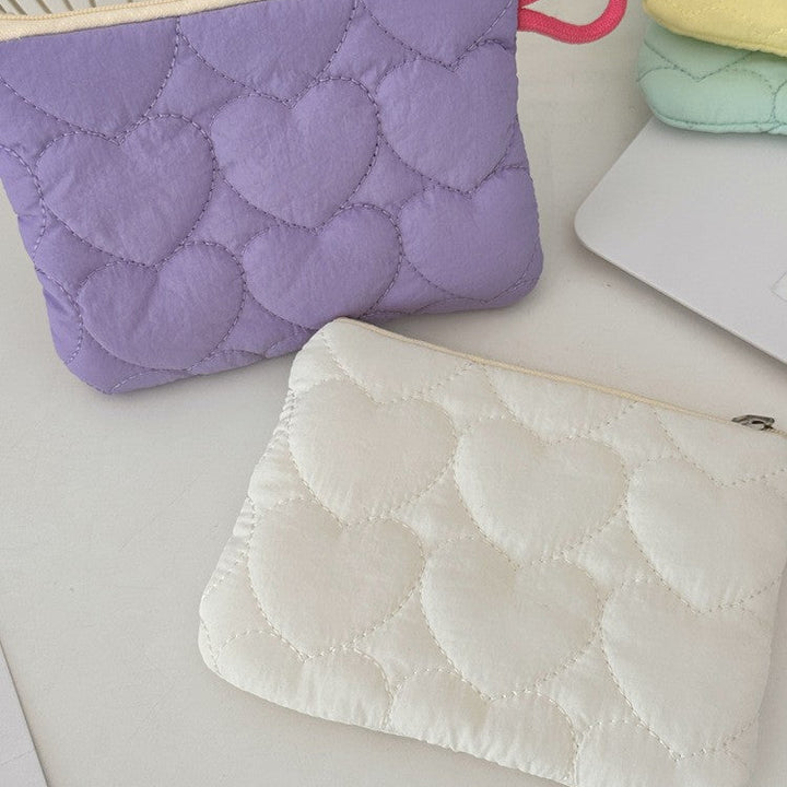 キルティングデザインポーチ