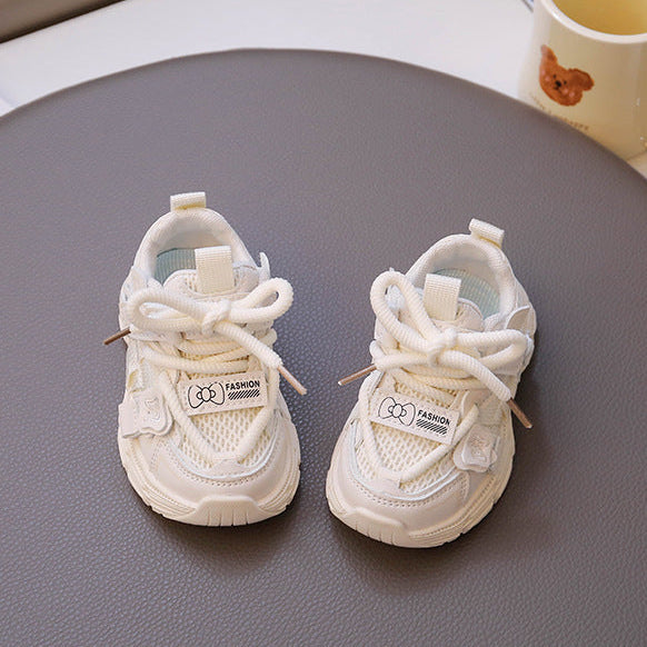 【13.5-18.5】リボンデザインダッドシューズ