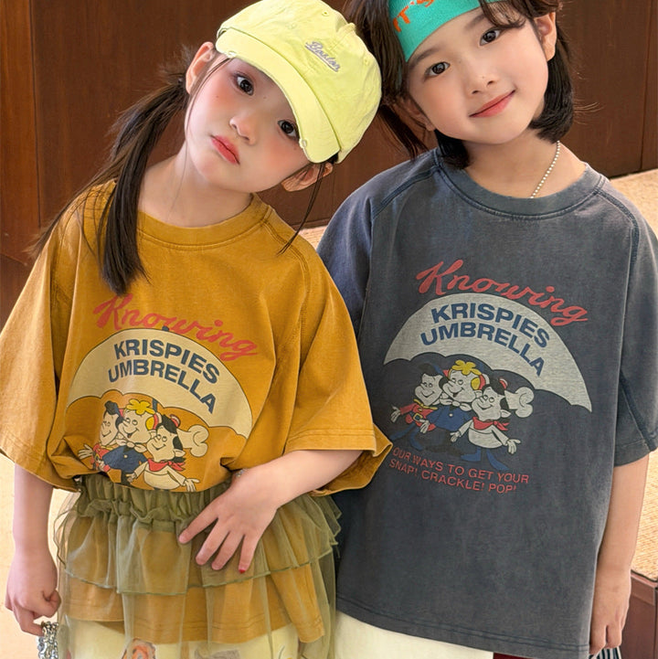 【90-150】イラストデザインTシャツ