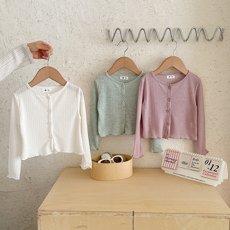 【90-140】シンプルサマーカーディガン