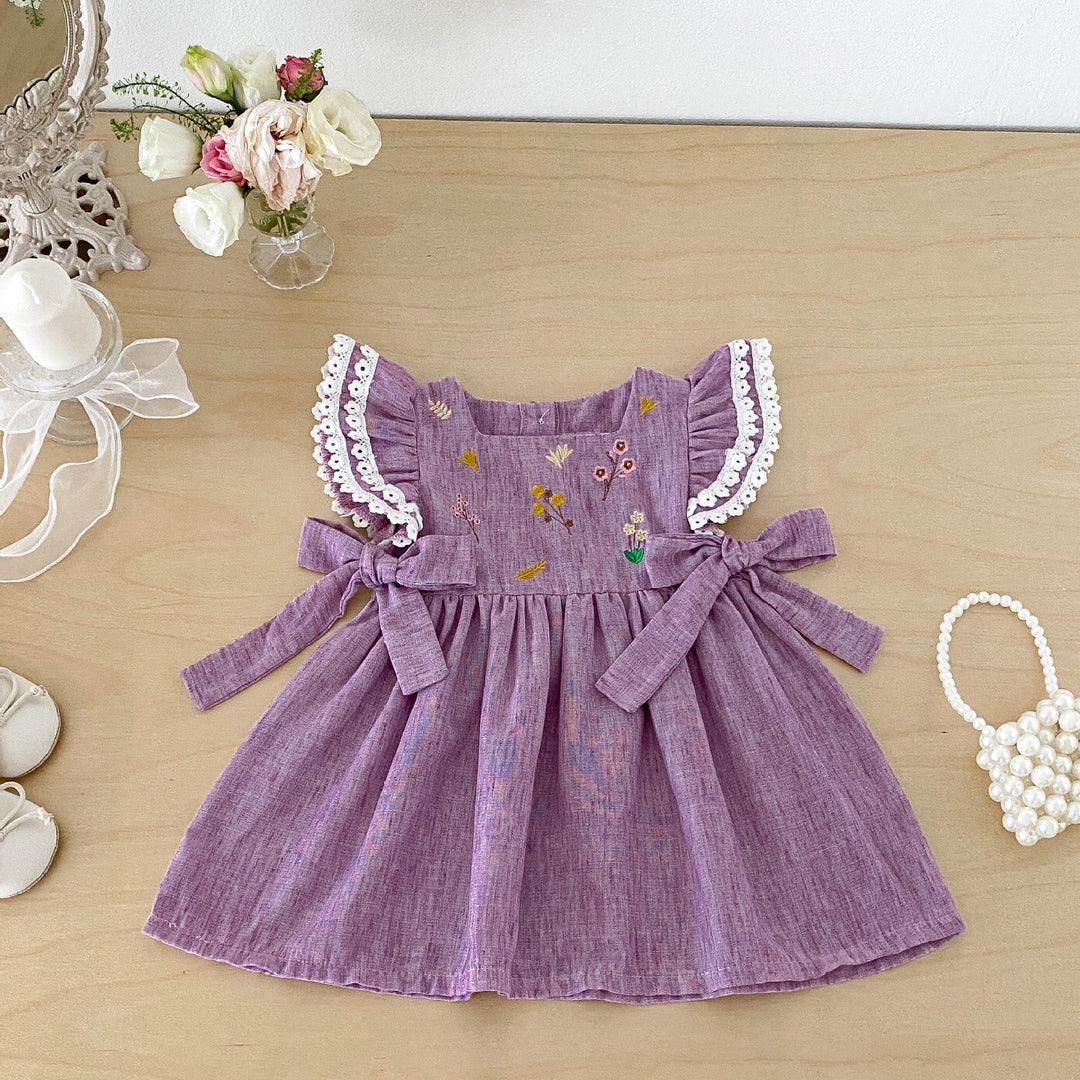 【73-110】ウエストリボンキュートワンピース