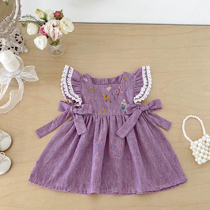 【73-110】ウエストリボンキュートワンピース