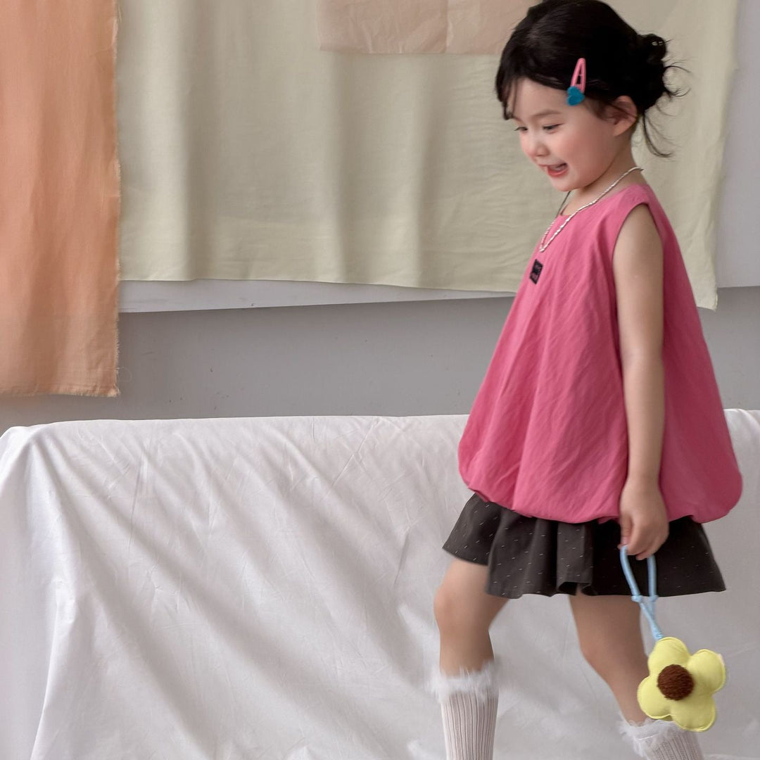 【90-140】裾バルーンノースリーブトップス