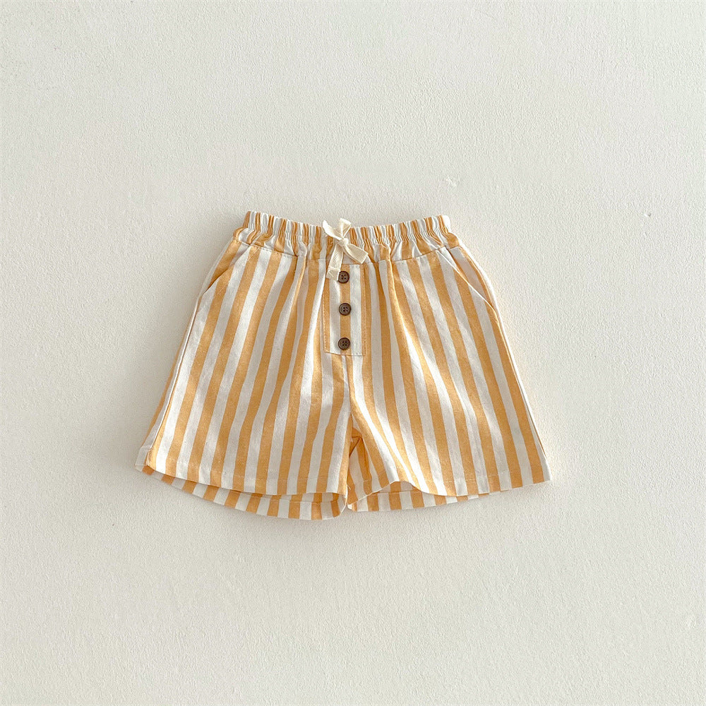 【73-120】総柄ショートパンツ