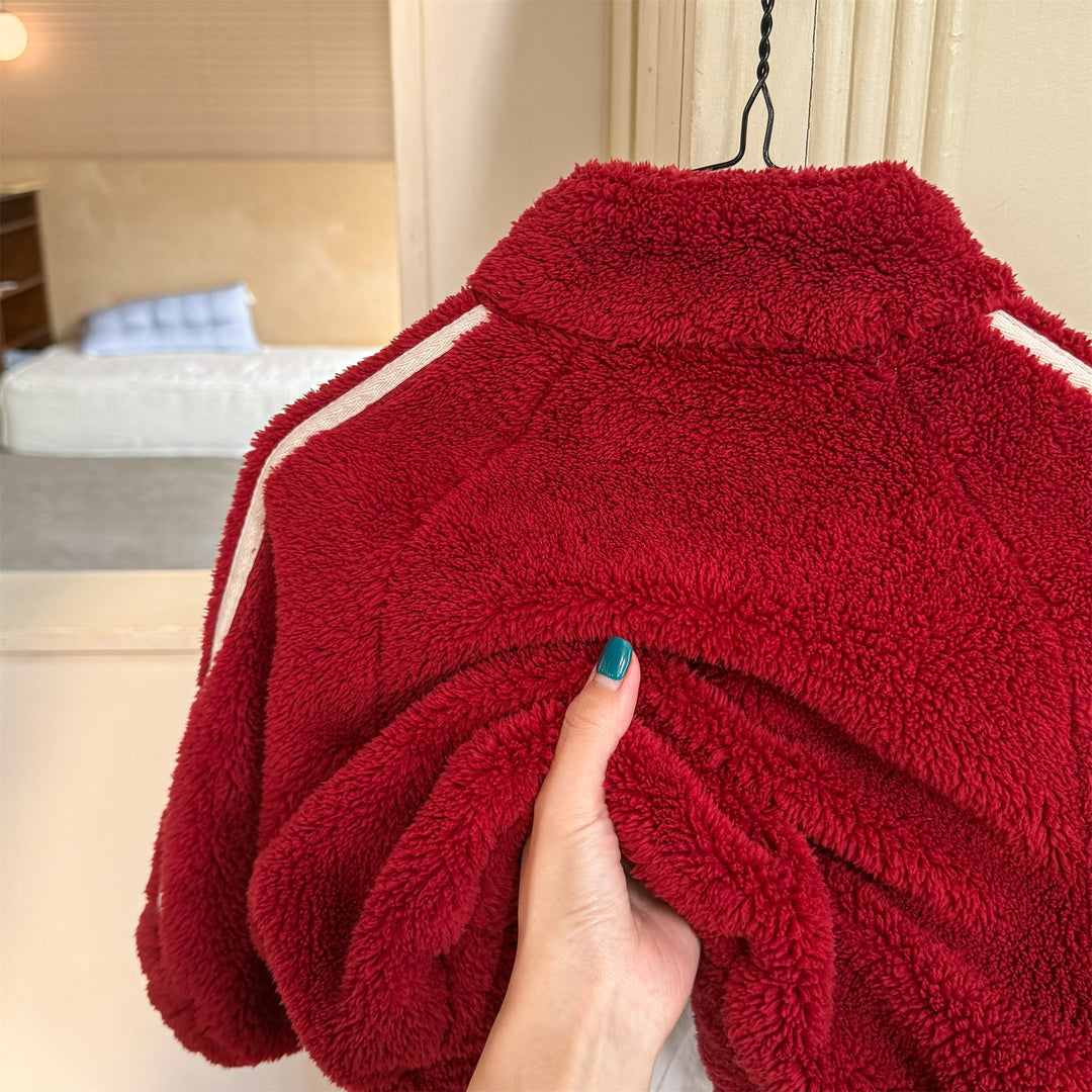 【80-130】サイドラインフリースジャケット