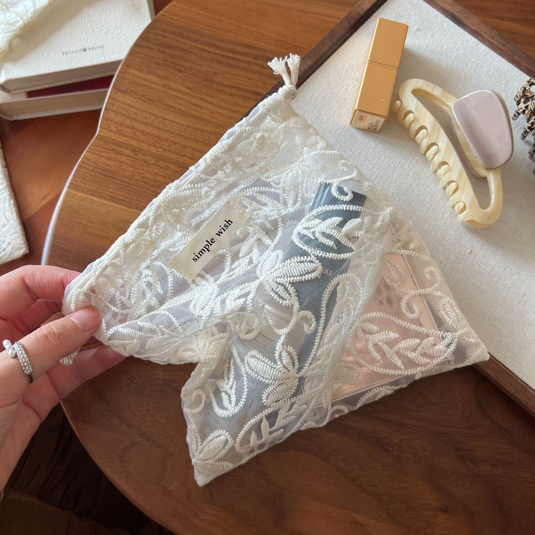 刺繍デザインポーチ