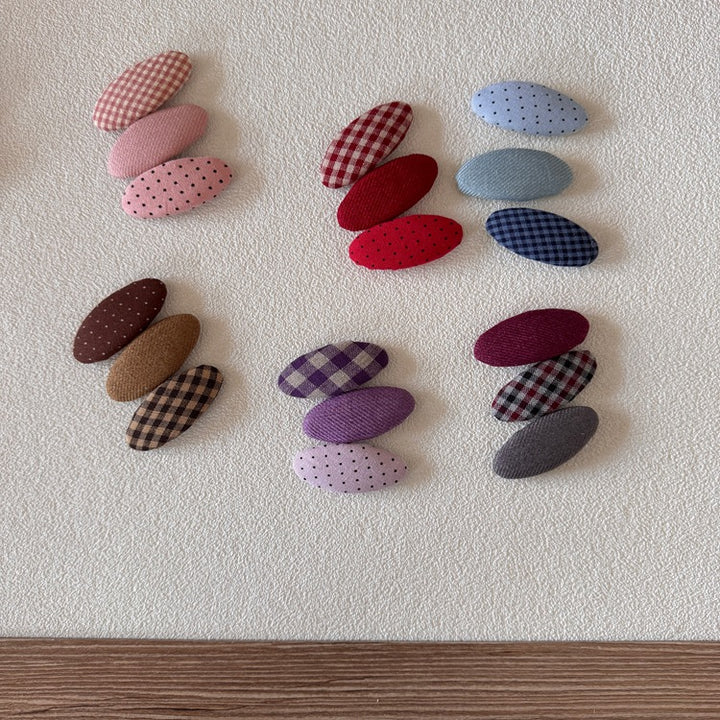 キュート柄ヘアクリップ