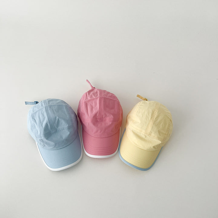 【50-53cm】バイカラーシンプルキャップ