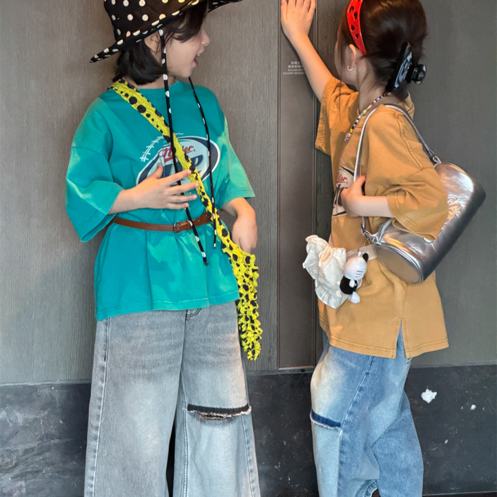 【90-150】オーバーサイズカジュアルTシャツ