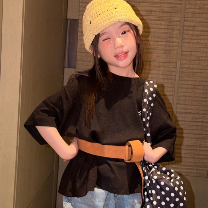 【90-150】ワンポイントデザインＴシャツ