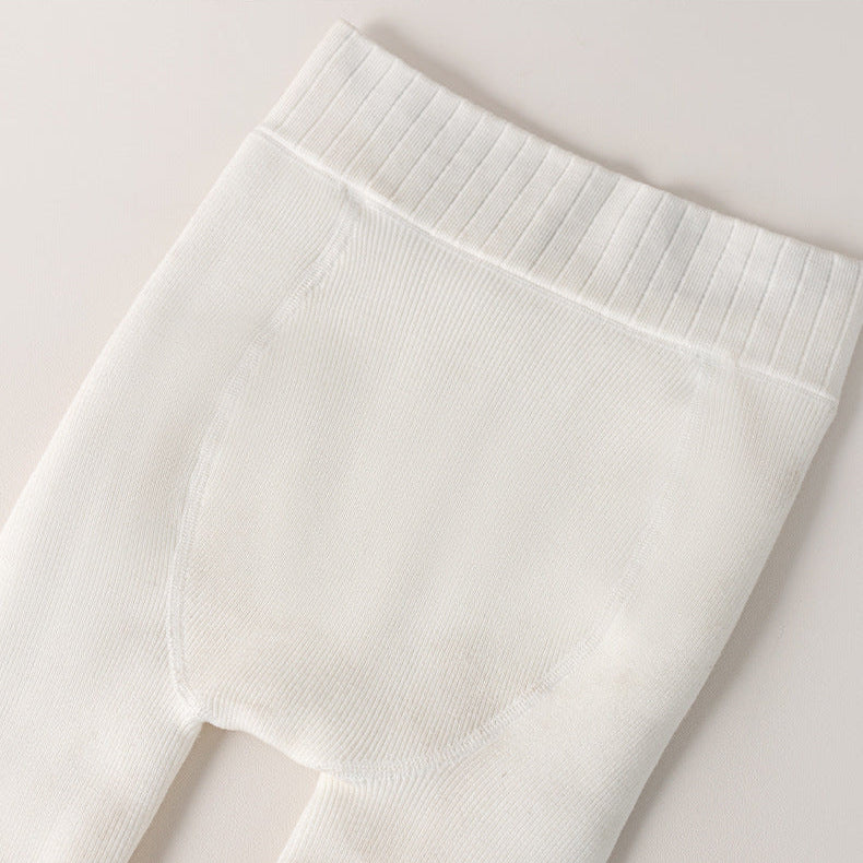 【100-155】リブレッグウォーマー付きレギンス