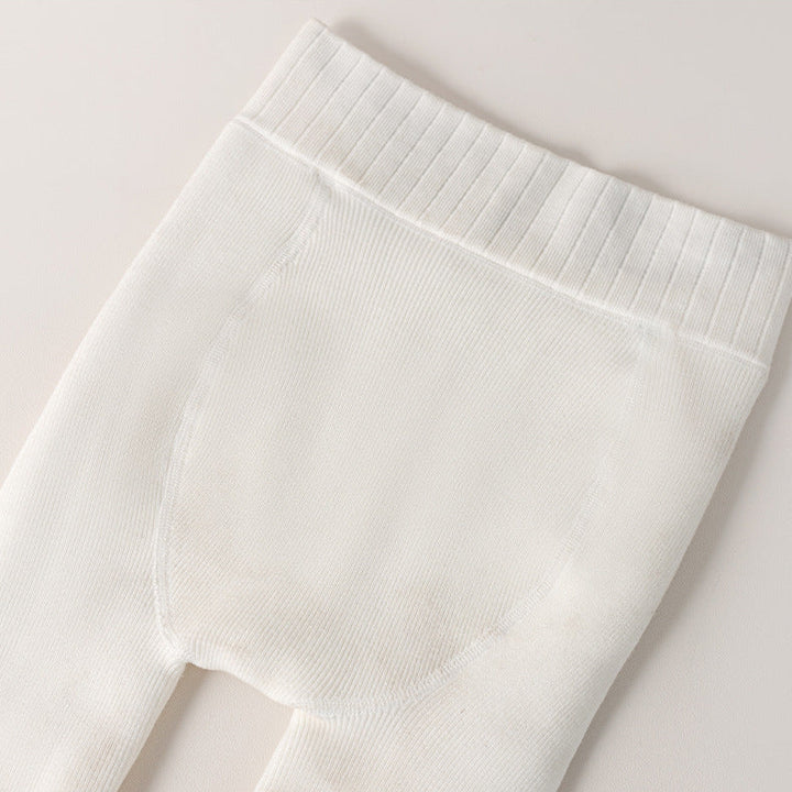 【100-155】リブレッグウォーマー付きレギンス