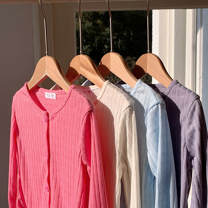 【90-140】リブメロウカーディガン