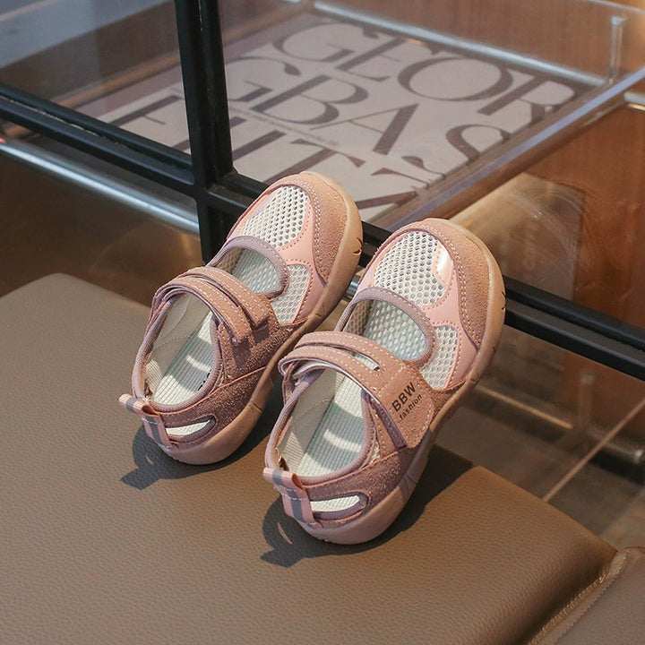 【14.0-18.5】ワンベルトメッシュサンダル