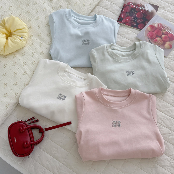 【90-150】サイドフリルTシャツ