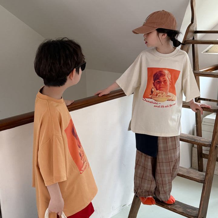 【90-150】カジュアルフォトTシャツ