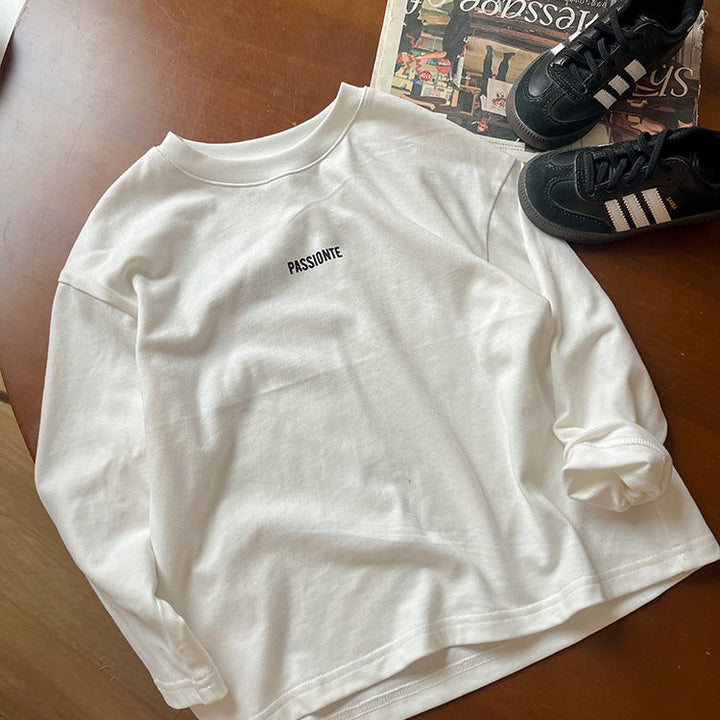 【90-150】ロゴデザインロングＴシャツ