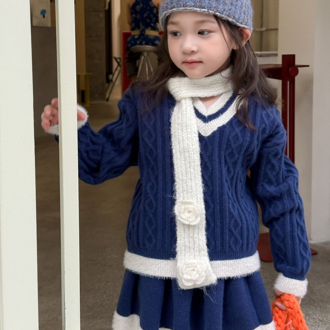 【90-140】ラインデザインニットセットアップ