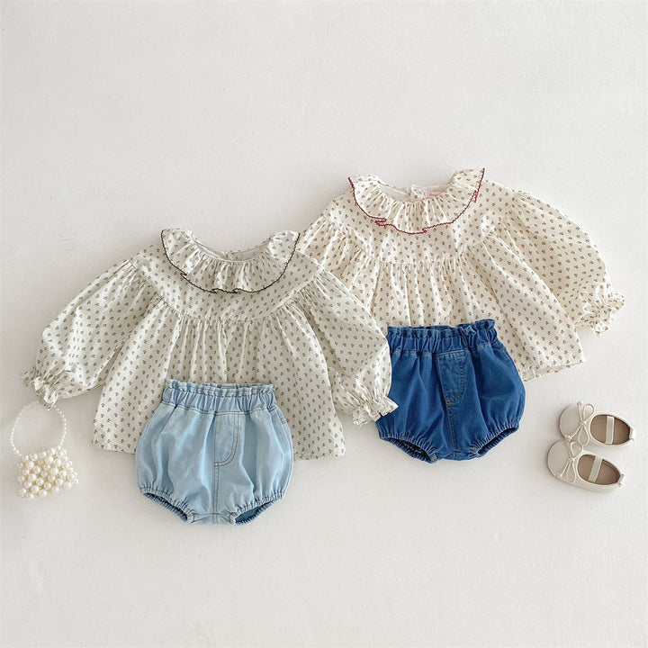 【73-100】シンプルデニムブルマ