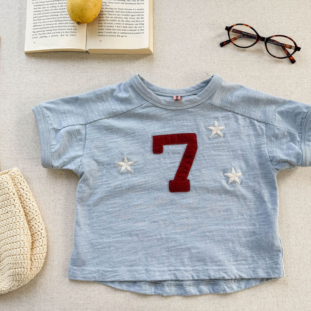【80-130】スター＆７Tシャツ