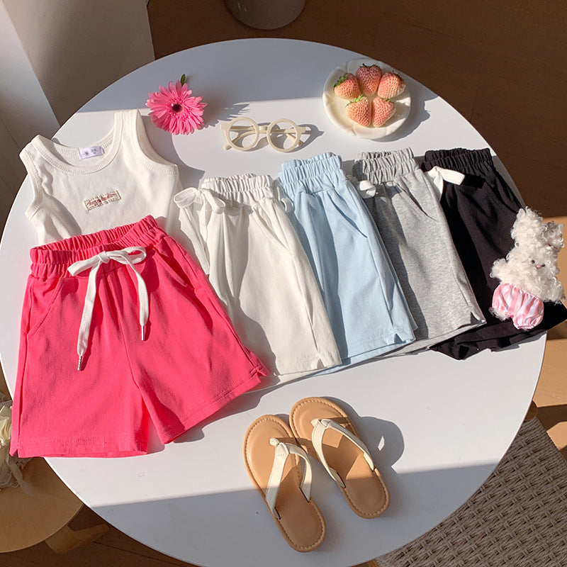 【90-150】シンプルショートパンツ