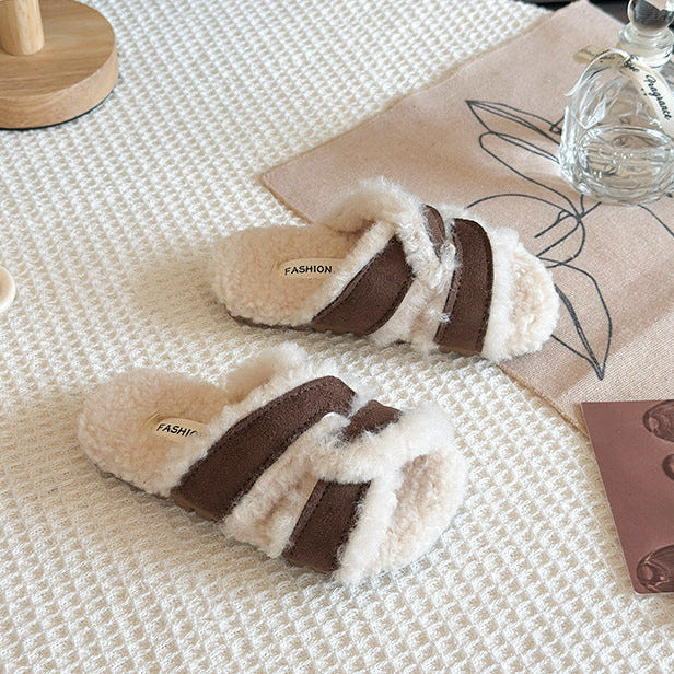 【15.5-21.5】クロスデザインボアサンダル