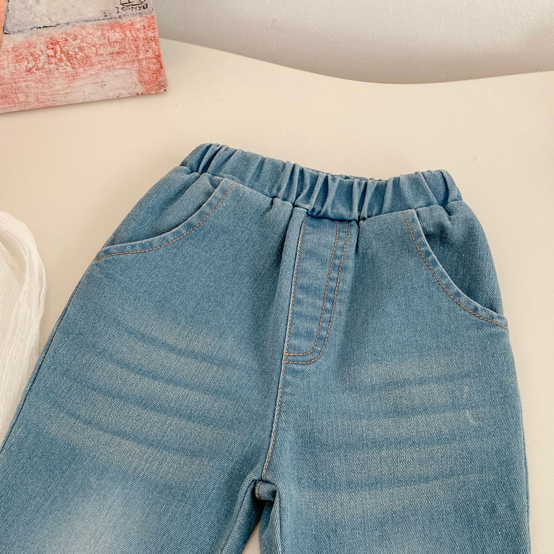 【73-120】フレアデニムパンツ
