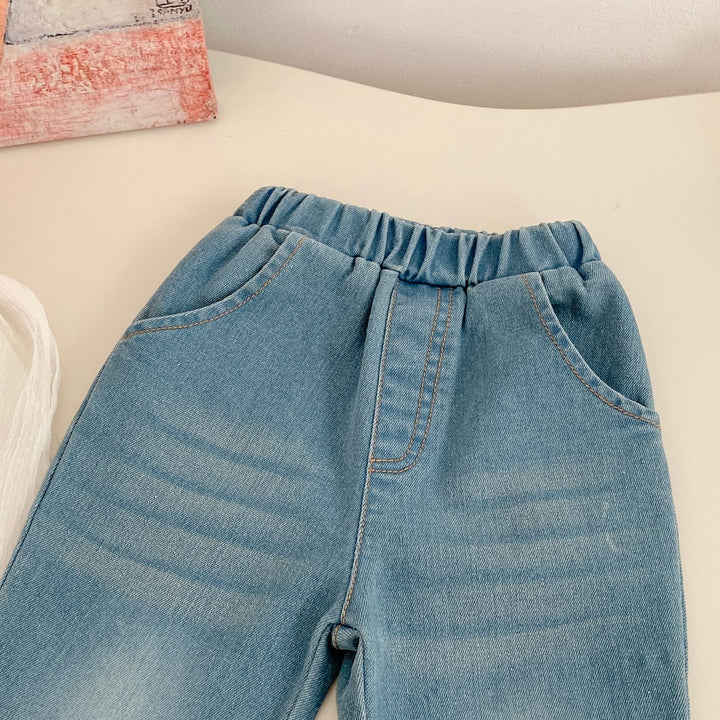 【73-120】フレアデニムパンツ