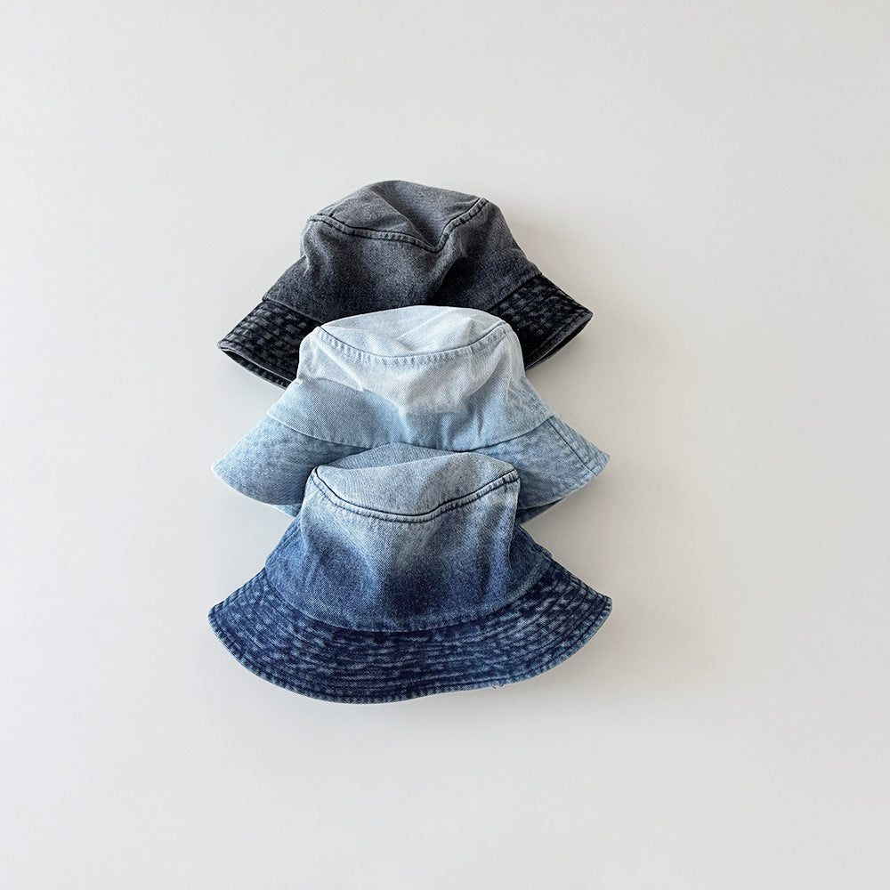 【48-51cm】シンプルデニムバケットハット